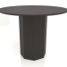 Modelo 3d Mesa de jantar DT 11 (D=1000х750, madeira castanho escuro) - preview