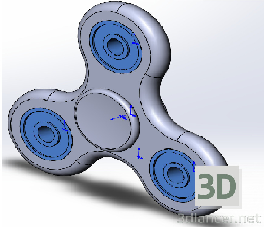 3D modeli Spynner - önizleme