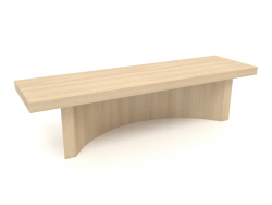 Bench BK (1400x400x350, wood white)