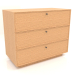 3d model Chest of drawers TM 15 (1001х505х834, wood mahogany veneer) - preview
