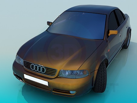 3d модель Audi A4 – превью