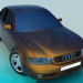 3d model Audi A4 - vista previa