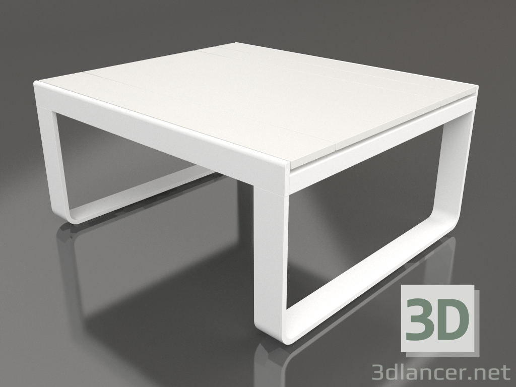 modèle 3D Table club 80 (DEKTON Zenith, Blanc) - preview