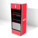 3D Modell GetränkeKühlschrank Coca-Cola - Vorschau
