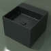 3D modeli Tezgah üstü lavabo (01UN22302, Deep Nocturne C38, L 48, P 48, H 36 cm) - önizleme