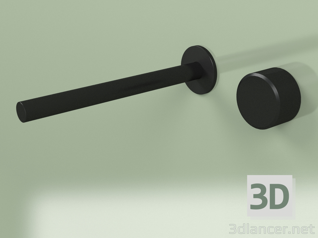 3D Modell Wandmontierter Hydro-Progressivmischer mit Auslauf L 250 mm (16 11, NO) - Vorschau