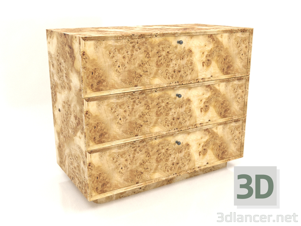 3 डी मॉडल दराज की छाती टीएम 15 (1001х505х834, लिबास लकड़ी का पैमाना) - पूर्वावलोकन