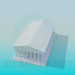 3D Modell griechischer Tempel - Vorschau