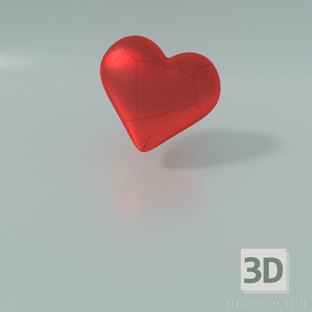 3 डी मॉडल दिल - पूर्वावलोकन
