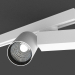3d модель Світлодіодний світильник для трифазної шини (DL18624_01 Track W Dim) – превью