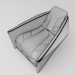 3d model Armchair Titan chair - preview