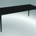 3D modeli Yemek masası arası (SK5, 200x90cm H 74cm, Siyah boyalı meşe) - önizleme