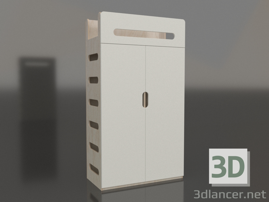 3D Modell Kleiderschrank geschlossen MOVE WC (WWMWC1) - Vorschau