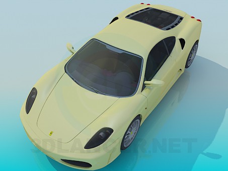 modello 3D Ferrari F430 - anteprima