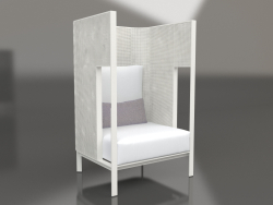Chaise longue casulo (cinza ágata)
