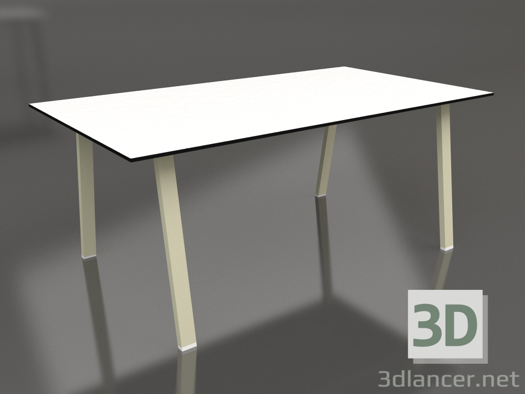 3d model Mesa de comedor 180 (Oro, Fenólico) - vista previa