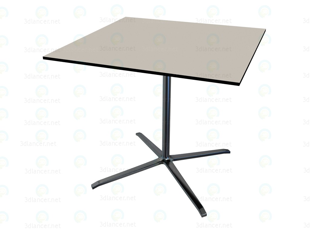 modello 3D Basso tavolo cst0807q - anteprima