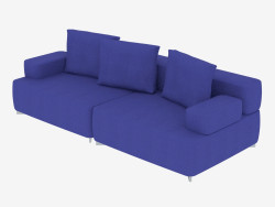 Double sofa modular (option 1)