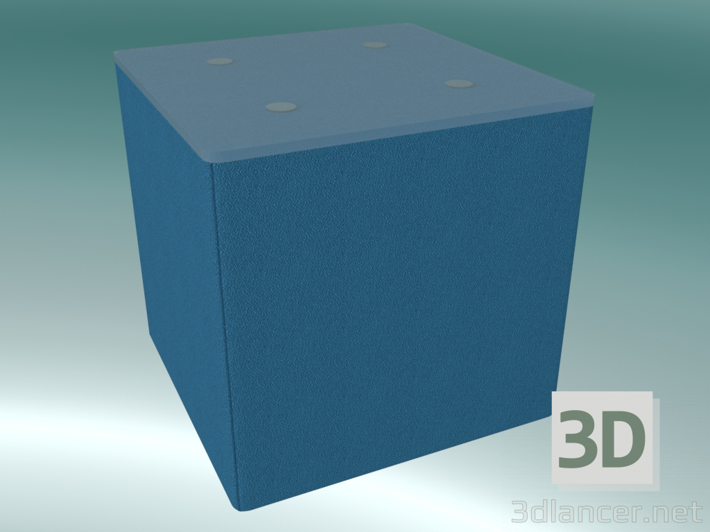 modello 3D Tavolino quadrato (VOS2B, 410x410 mm) - anteprima