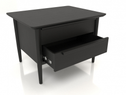 Mueble MC 02 (con cajón extendido) (725x565x500, madera negra)
