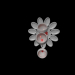3D çiçek aplik modeli satın - render