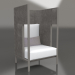 Modelo 3d Chaise longue casulo (cinza quartzo) - preview
