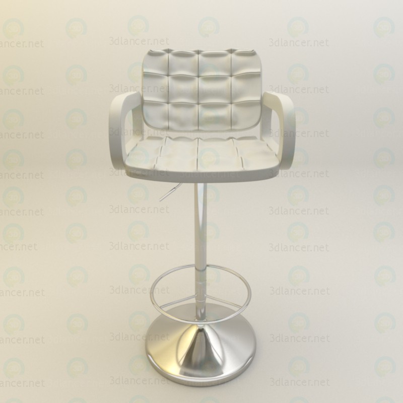 3d Bar stool for kitchen model buy - render