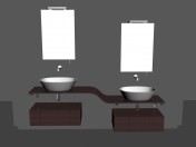 Модульная система для ванной комнаты (композиция 15)
