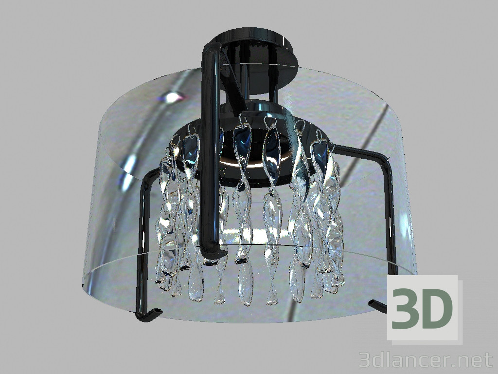 3D Modell Kronleuchter über Lattera MX7606-5 b - Vorschau