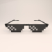 3d 8 бит пиксельные солнцезащитные очки модель купить - ракурс