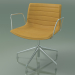3d model Chair 3127 (5 legs, with armrests, chrome, with removable leather upholstery) - preview