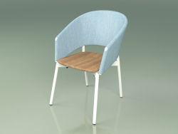 आराम कुर्सी 022 (धातु दूध, आकाश)