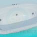 3d модель Овальна ванна – превью