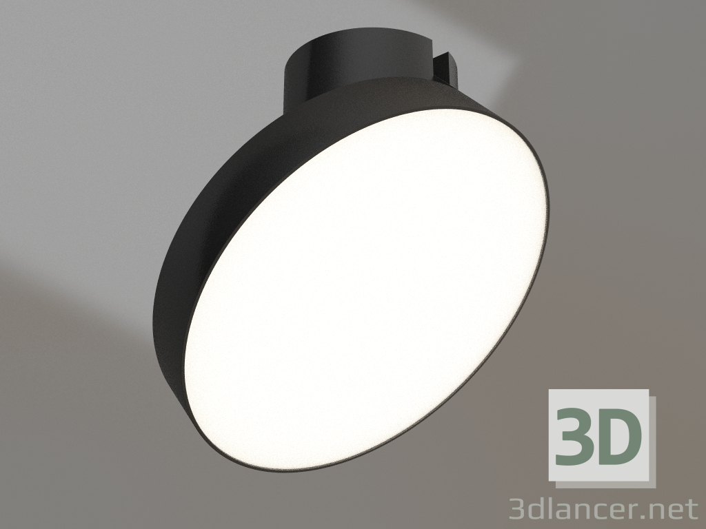 modello 3D Lampada SP-RONDO-FLAP-R250-30W Warm3000 (BK, 110°) - anteprima