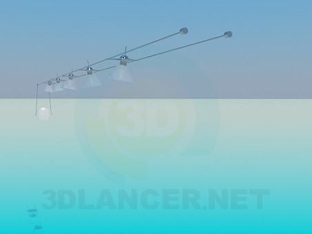 modello 3D Lampada a sospensione - anteprima