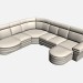 3D Modell Sofa-Ecke Gras - Vorschau