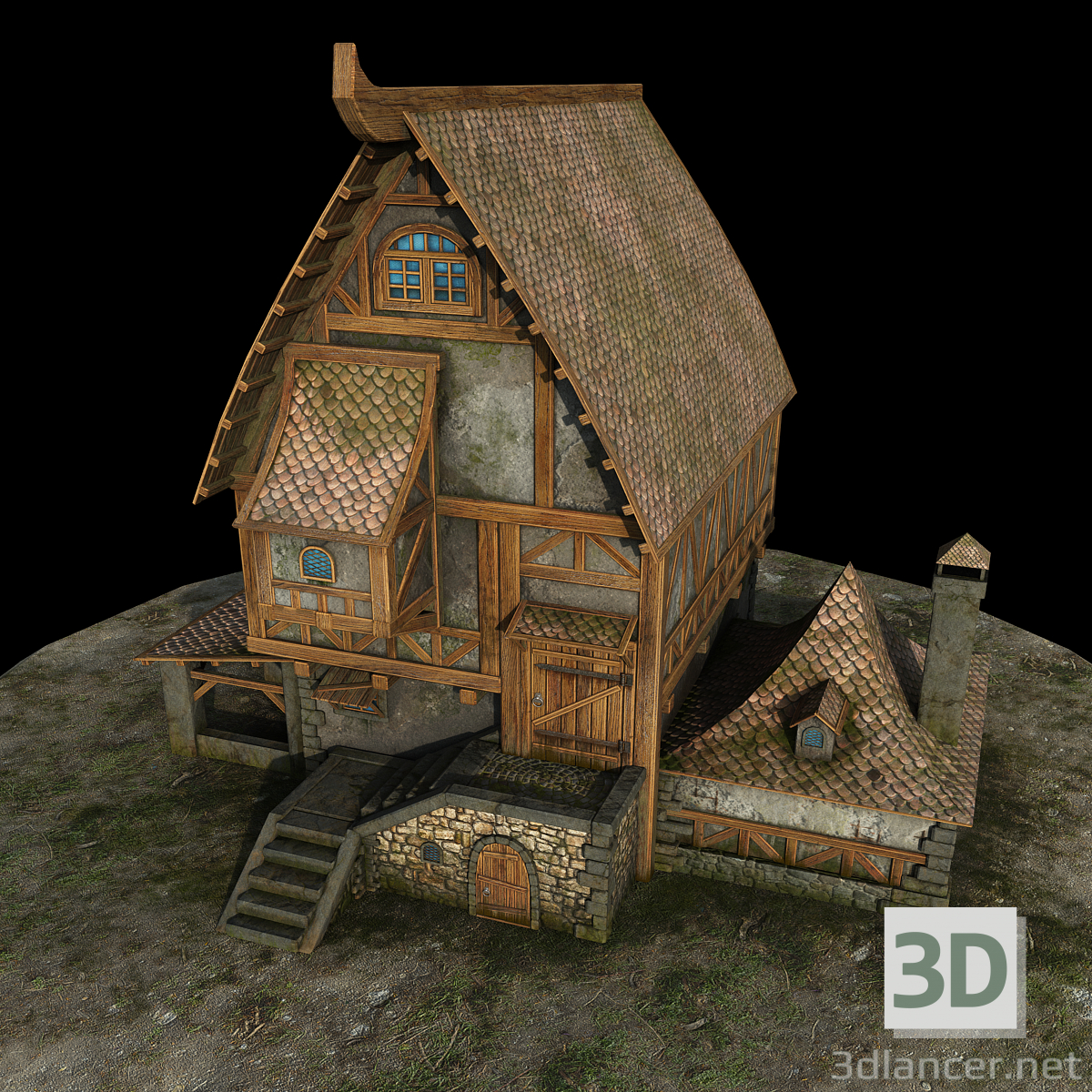 modèle 3D de Maison de campagne acheter - rendu