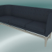 3d model Triple sofa Mayor (AJ5, H 82cm, 62x200cm, White oiled oak, Divina - 793) - preview