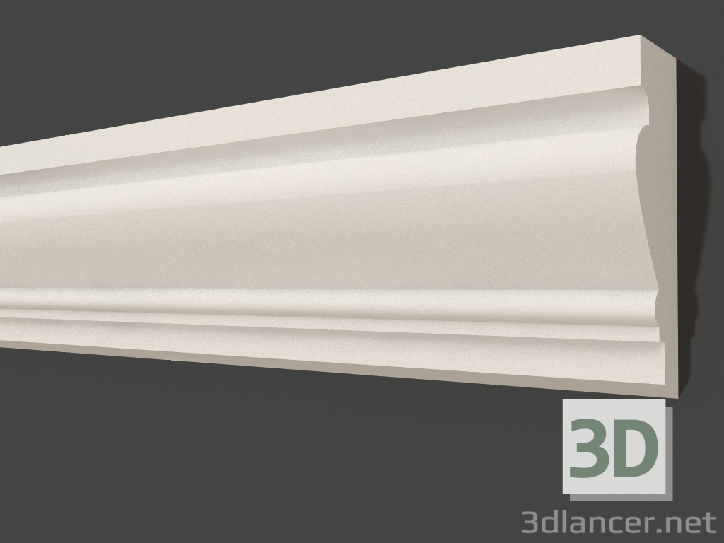 3d model Plaster molding LG 065 (100x35) - preview