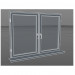 3D modeli PVC Çift Kanat Pencere - önizleme