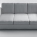 3d model sofá - vista previa