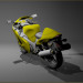3D modeli Spor motosiklet - önizleme