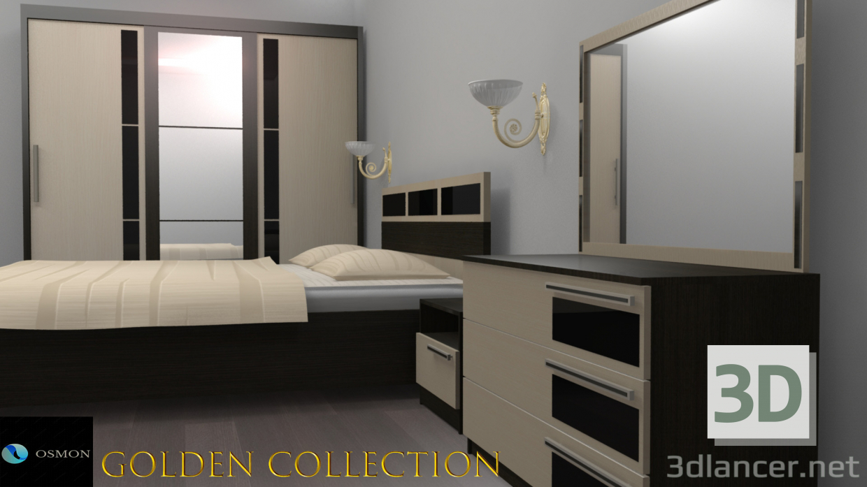 3d Golden Collection No. 1 model buy - render