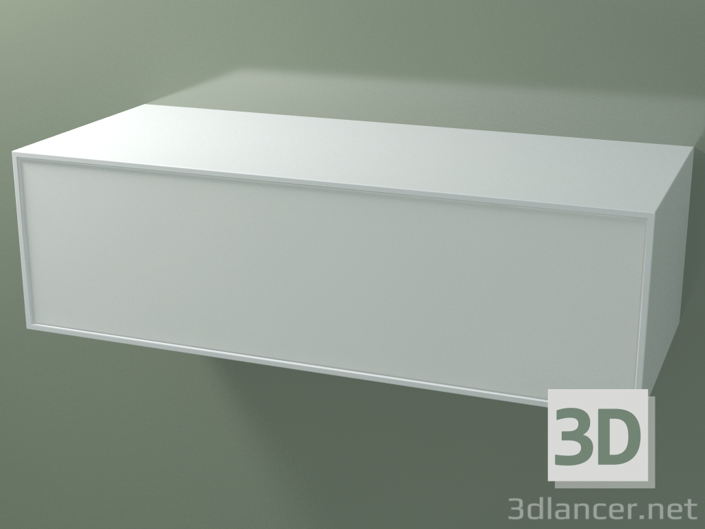 modello 3D Scatola (8AUEВB01, Glacier White C01, HPL P01, L 120, P 50, H 36 cm) - anteprima