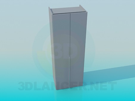 3d model Cabinet with low grip - preview