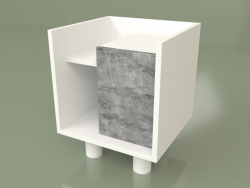 Bedside table with shelf (30252)