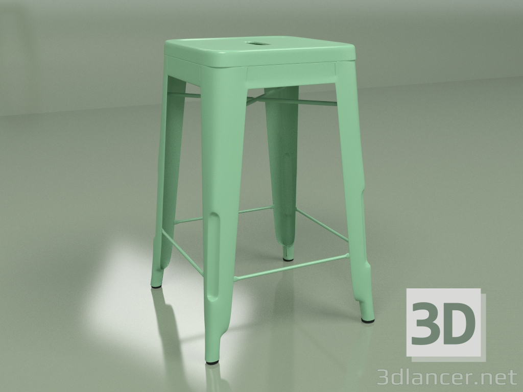 modèle 3D Chaise semi-bar Marais Color (vert clair) - preview