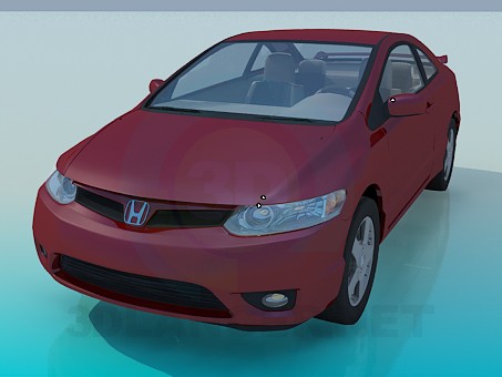 modello 3D Honda CIVIC - anteprima