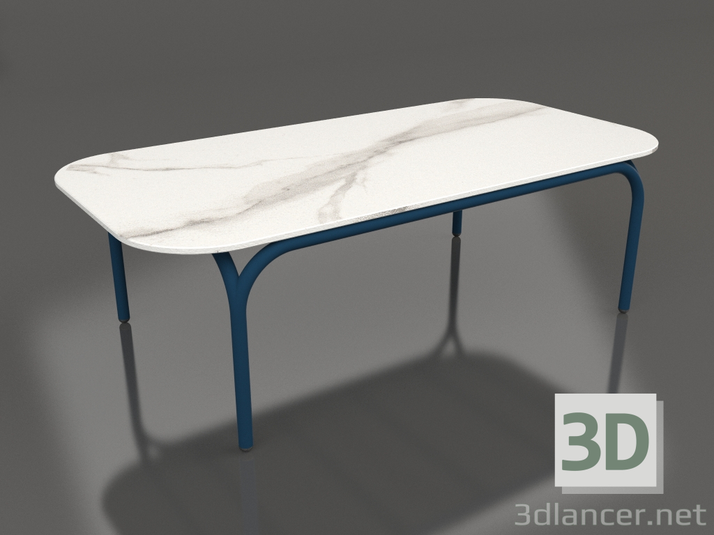 3d model Coffee table (Grey blue, DEKTON Aura) - preview