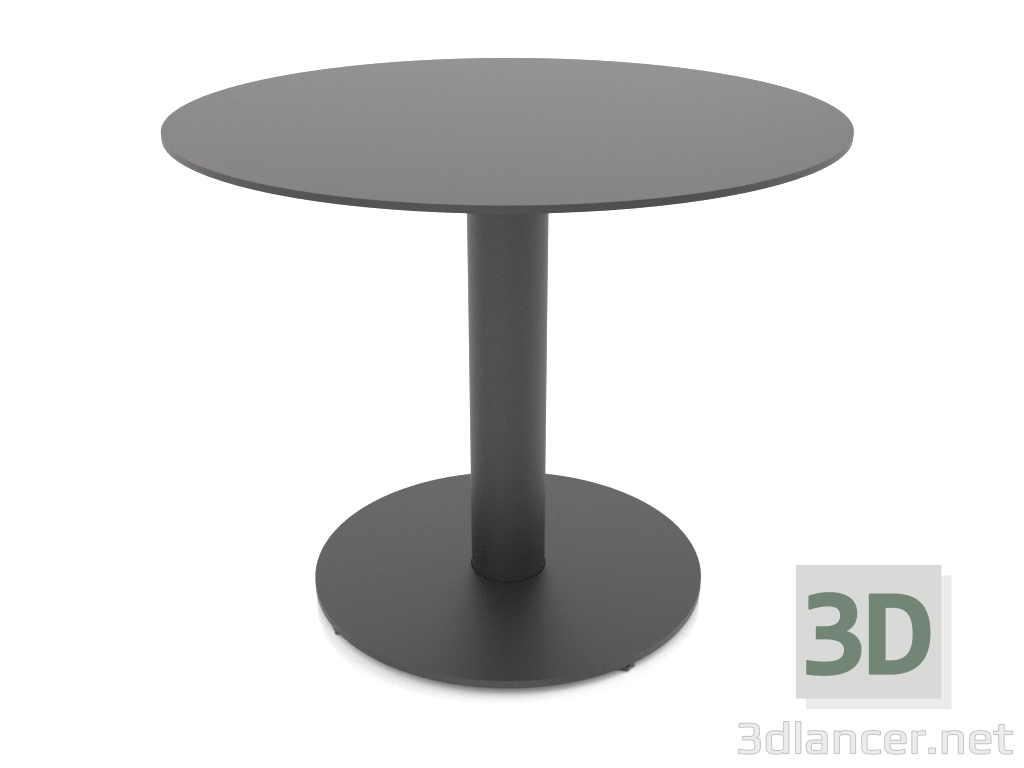 3D Modell MONO runder Couchtisch (dickes Bein, 60x50) - Vorschau